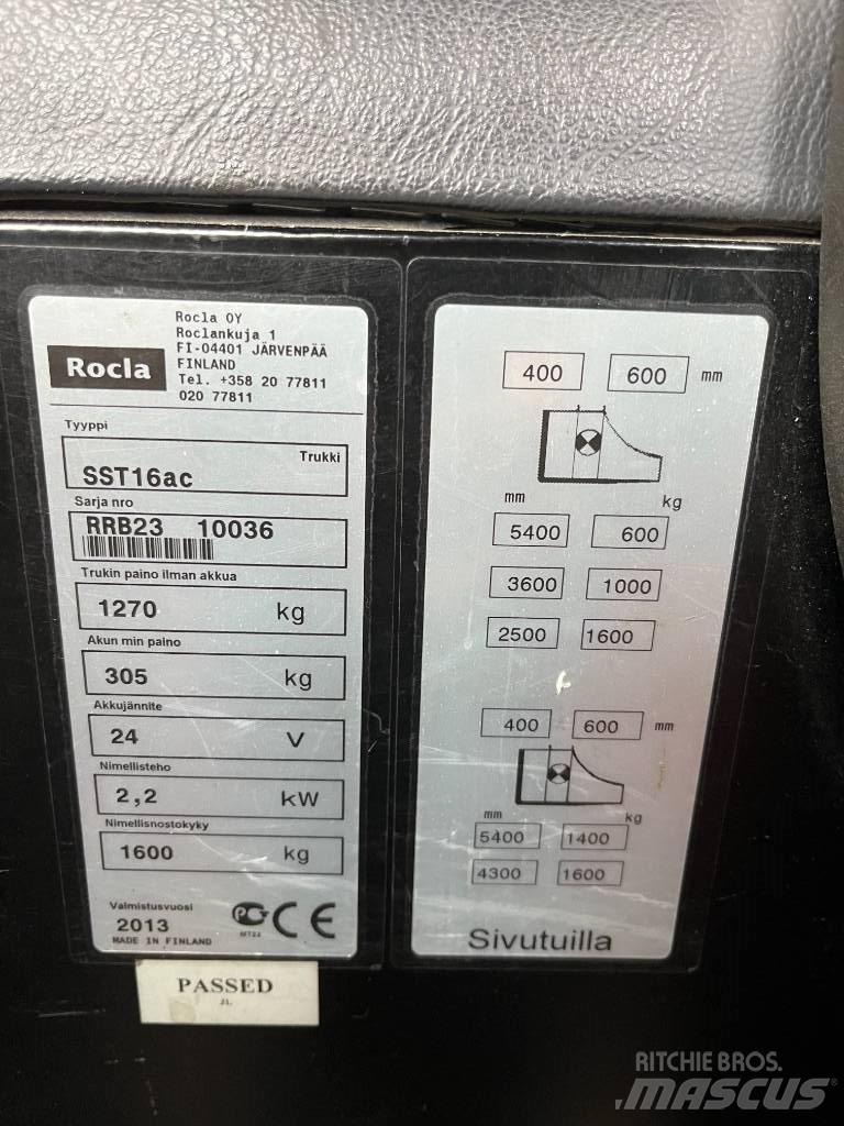 Rocla SST 16 AC Zelfrijdende stapelaars