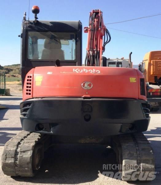Kubota KX080-4 Midigraafmachines 7t - 12t