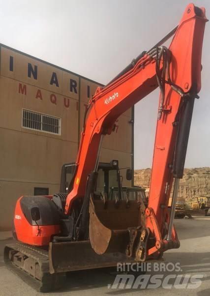 Kubota KX080-4 Midigraafmachines 7t - 12t