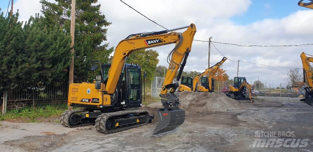 Sany SY 75 C Rupsgraafmachines