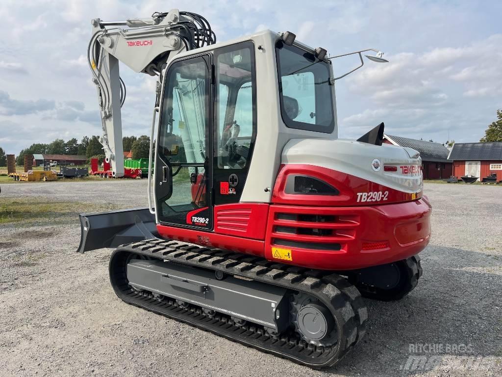 Takeuchi TB 290 Midigraafmachines 7t - 12t