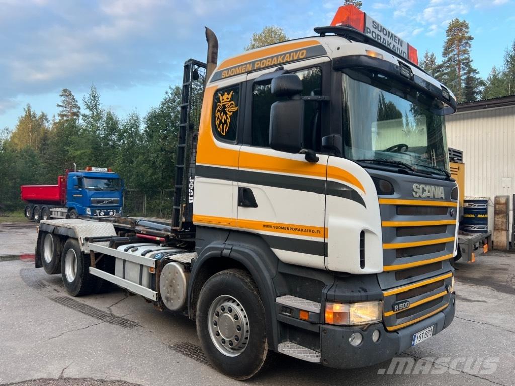 Scania R 500 Vrachtwagen met containersysteem