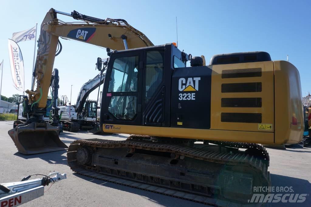 CAT 323EL *Uthyres* Rupsgraafmachines