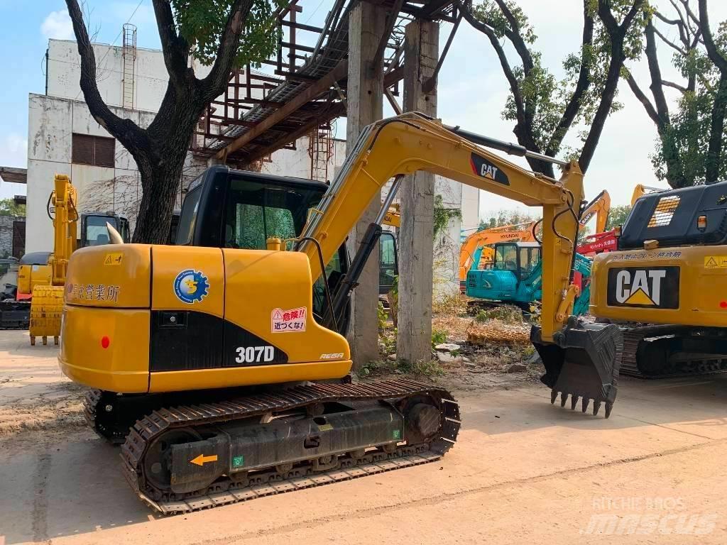 CAT 307D Midigraafmachines 7t - 12t