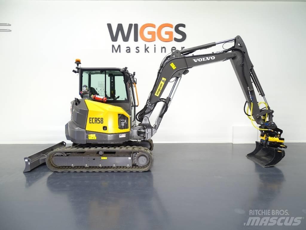 Volvo ECR58F Minigraafmachines < 7t