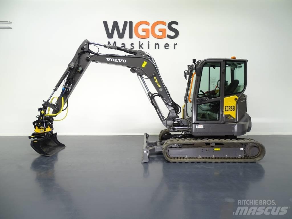 Volvo ECR58F Minigraafmachines < 7t