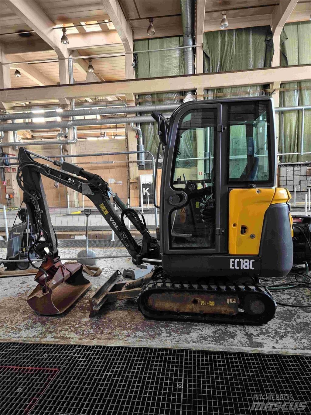 Volvo EC18C Minigraafmachines < 7t