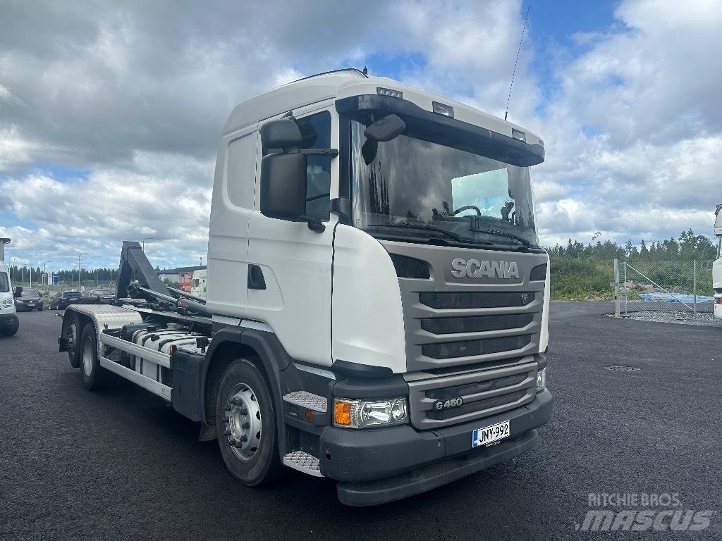 Scania G450 6x2*4 Vrachtwagen met containersysteem