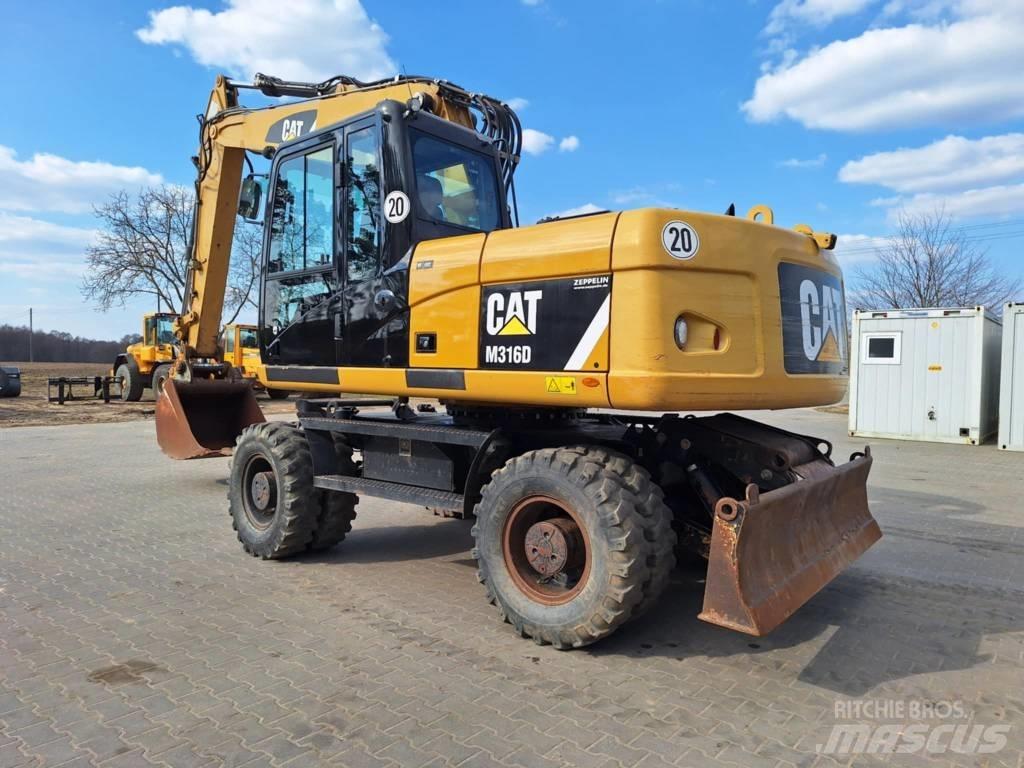 CAT M 316 D Wielgraafmachines