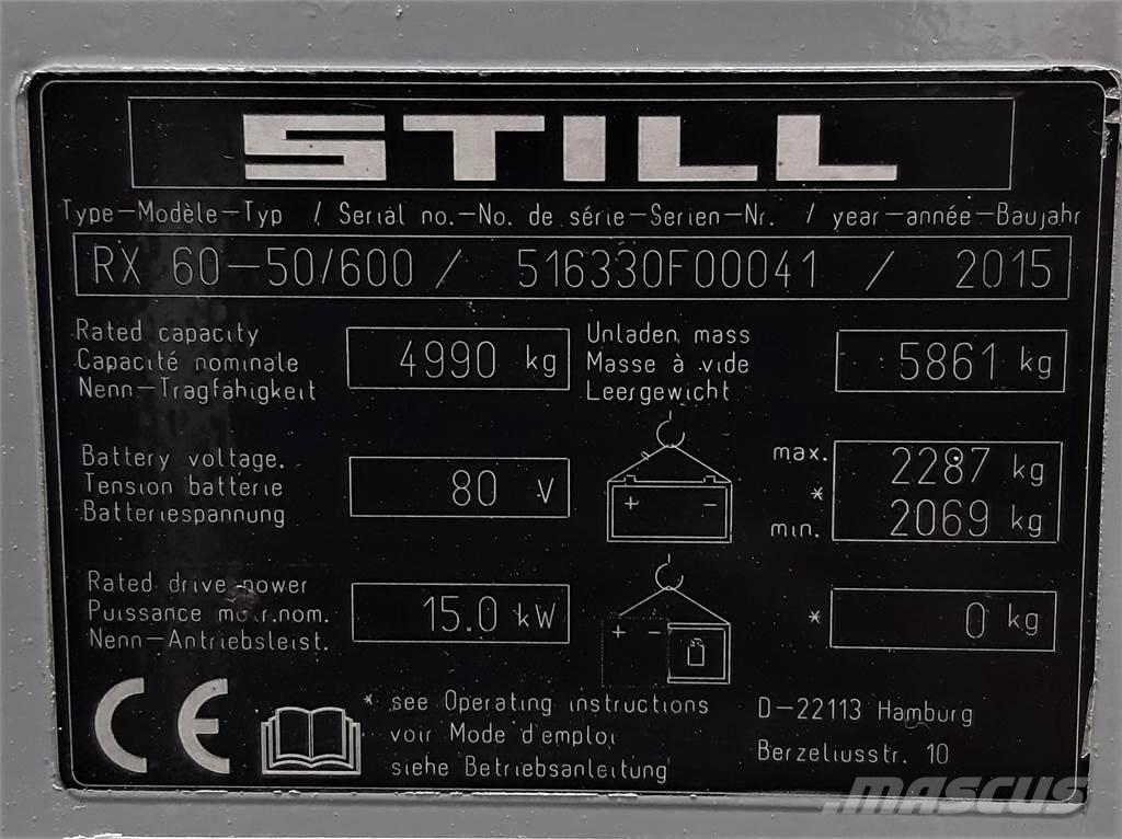 Still RX60 50 600 Elektrische heftrucks
