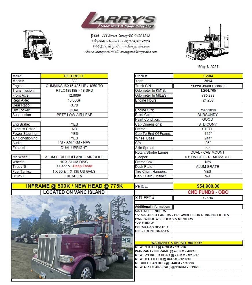 Peterbilt 388 Trekkers