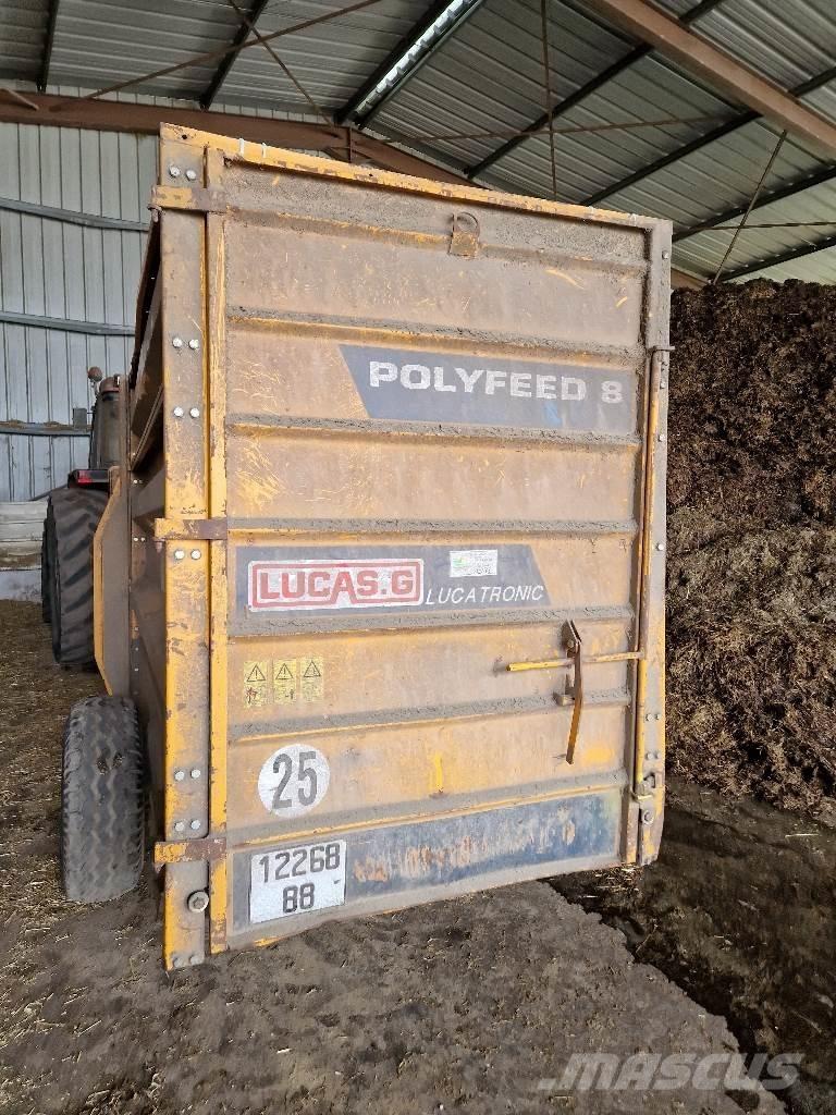 Lucas Polyfeed 8 Balenhakselaars, -snijders en -afwikkelaars