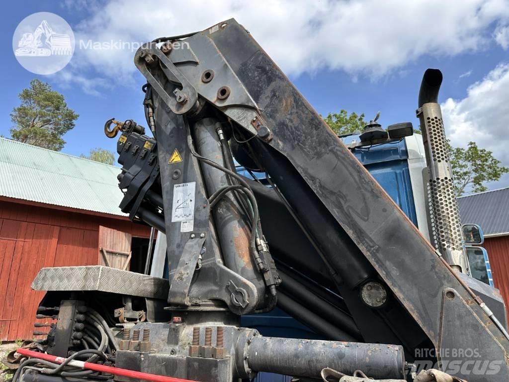 Scania P 114-380 Vlakke laadvloer met kraan
