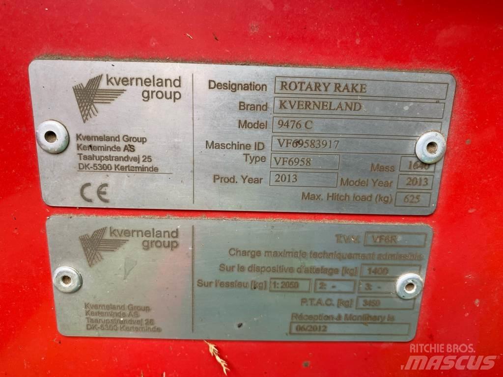 Kverneland 9476C Zwadharken