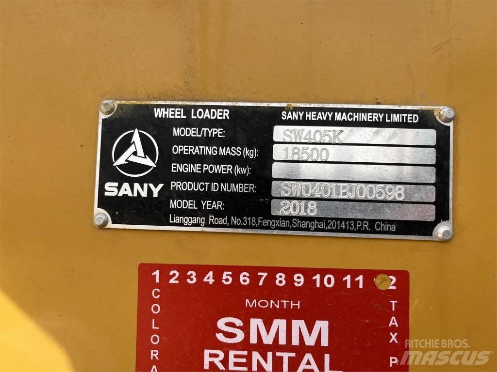 Sany SW405K Wielladers