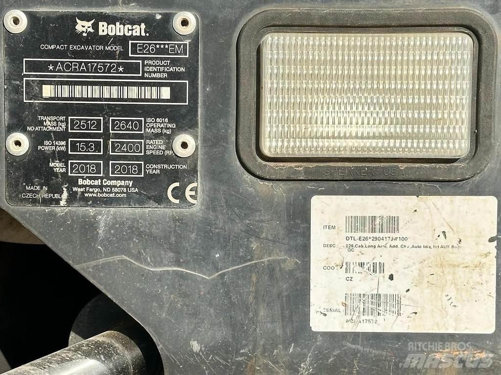 Bobcat E26 Minigraafmachines < 7t