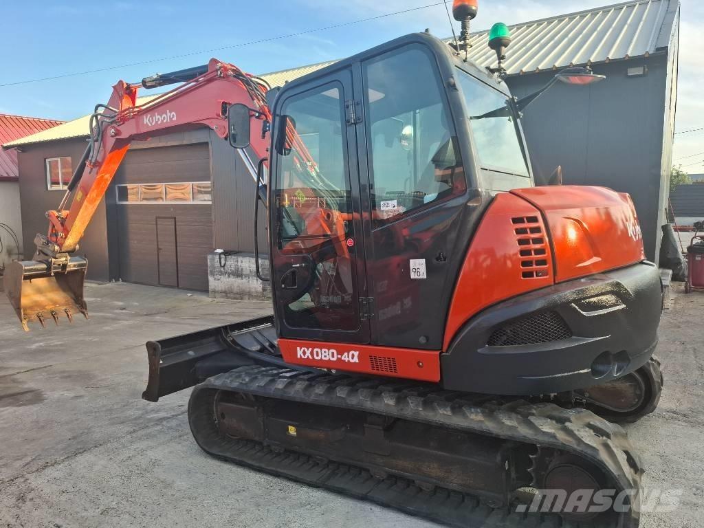 Kubota Kx 0-80-4 Midigraafmachines 7t - 12t