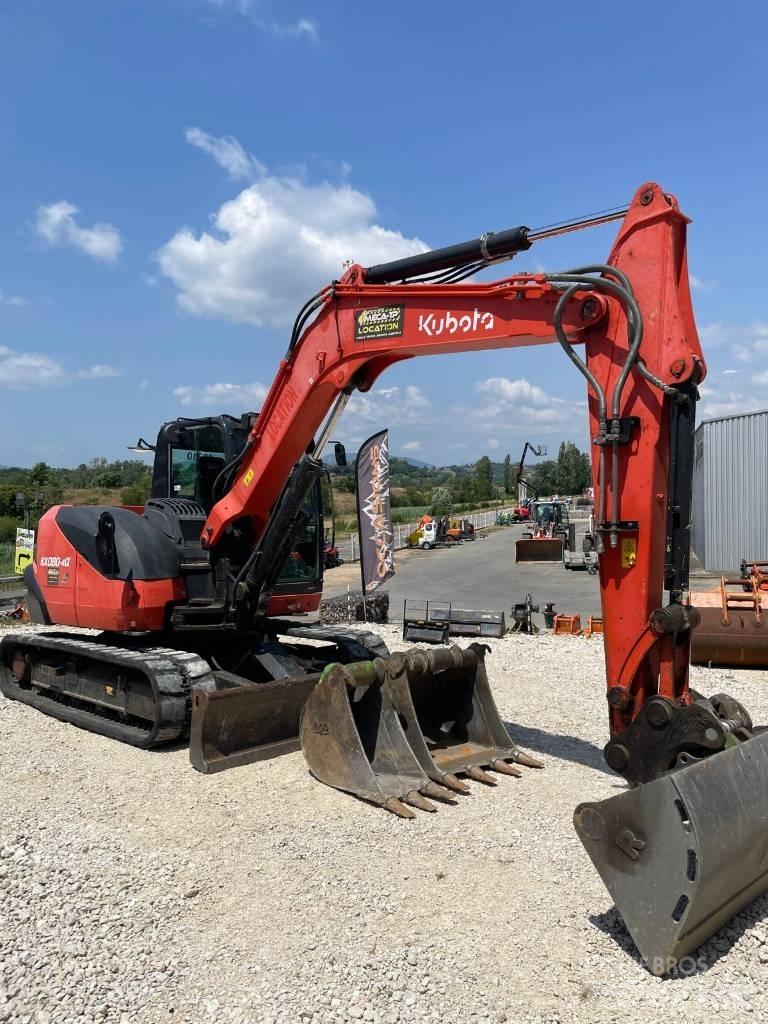 Kubota KX 080-4 Midigraafmachines 7t - 12t