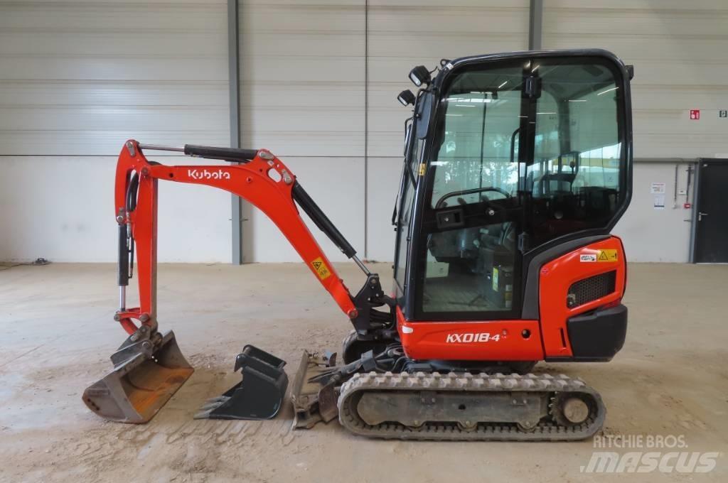 Kubota KX 018-4 Minigraafmachines < 7t