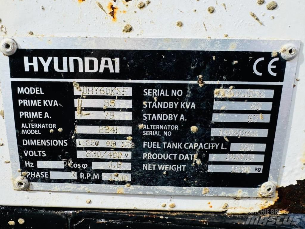 Hyundai DHY60KSE Diesel generatoren