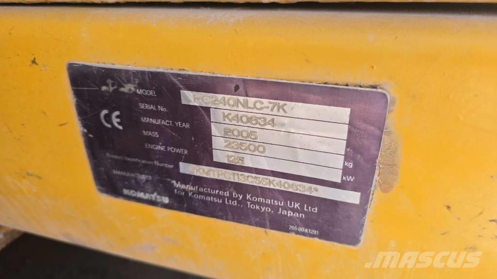 Komatsu PC 240 NLC-7 Rupsgraafmachines