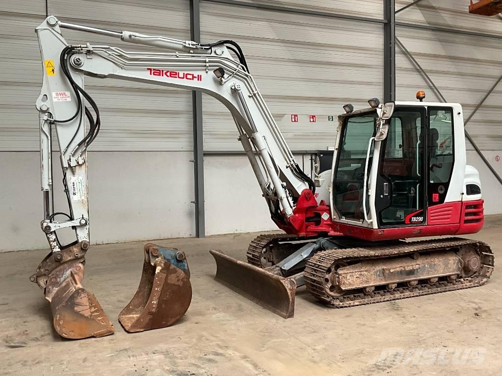 Takeuchi TB 290 Midigraafmachines 7t - 12t