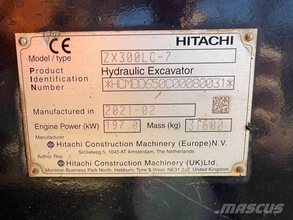 Hitachi ZX 300 LC-7 Rupsgraafmachines
