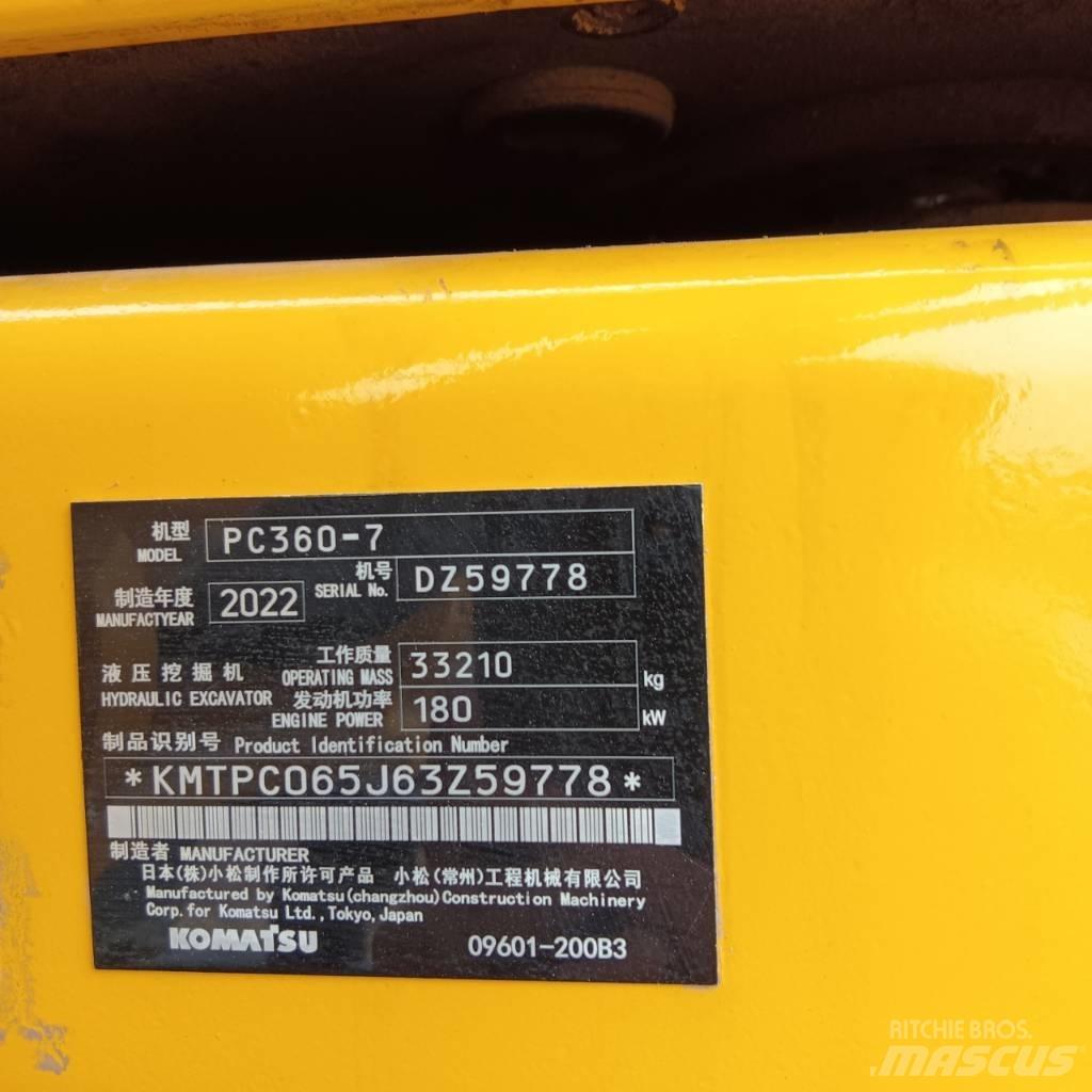 Komatsu PC 360-7 Rupsgraafmachines