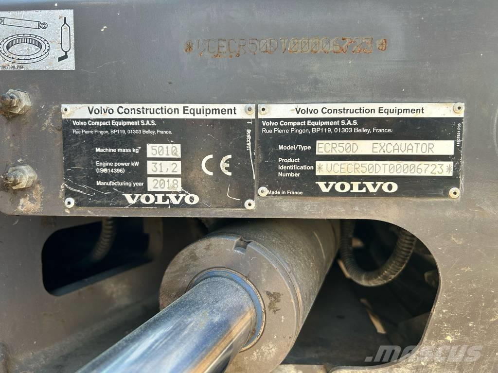 Volvo ECR 50 D Minigraafmachines < 7t