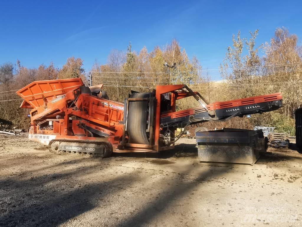Warrior 1400 Mobiele zeefinstallaties
