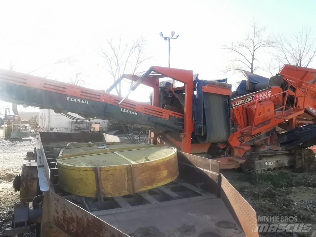 Warrior 1400 Mobiele zeefinstallaties
