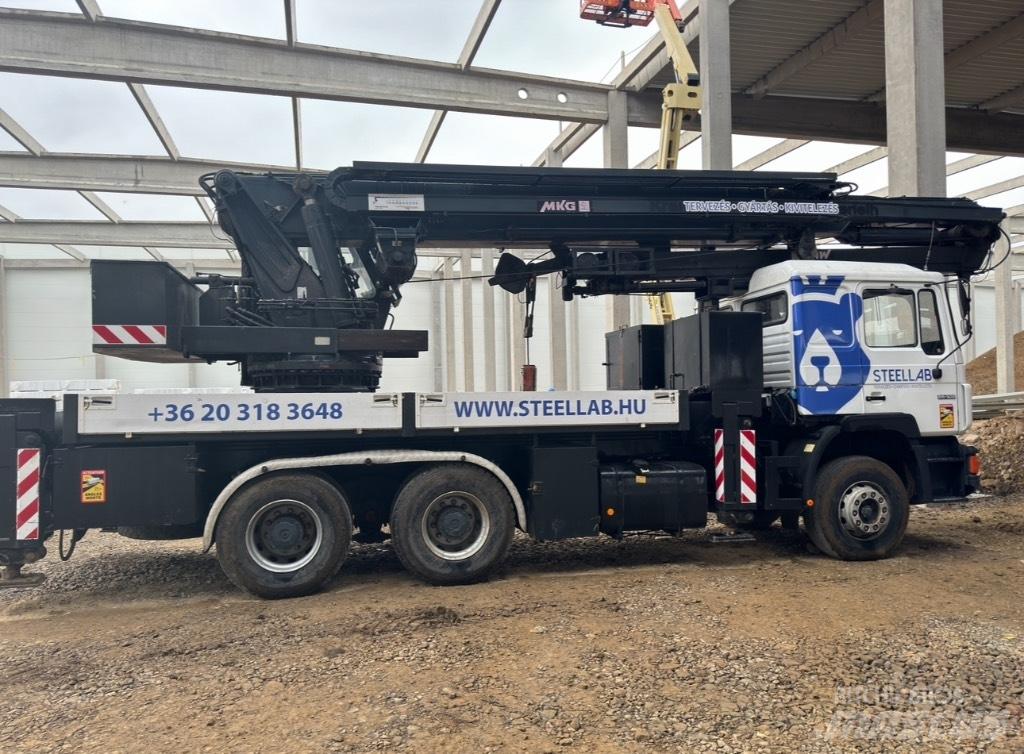 MAN 26.322 Ruwterrein kranen