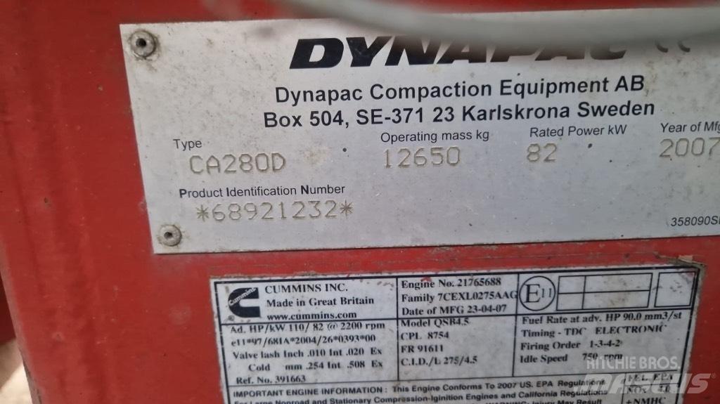 Dynapac Ca280d Duowalsen
