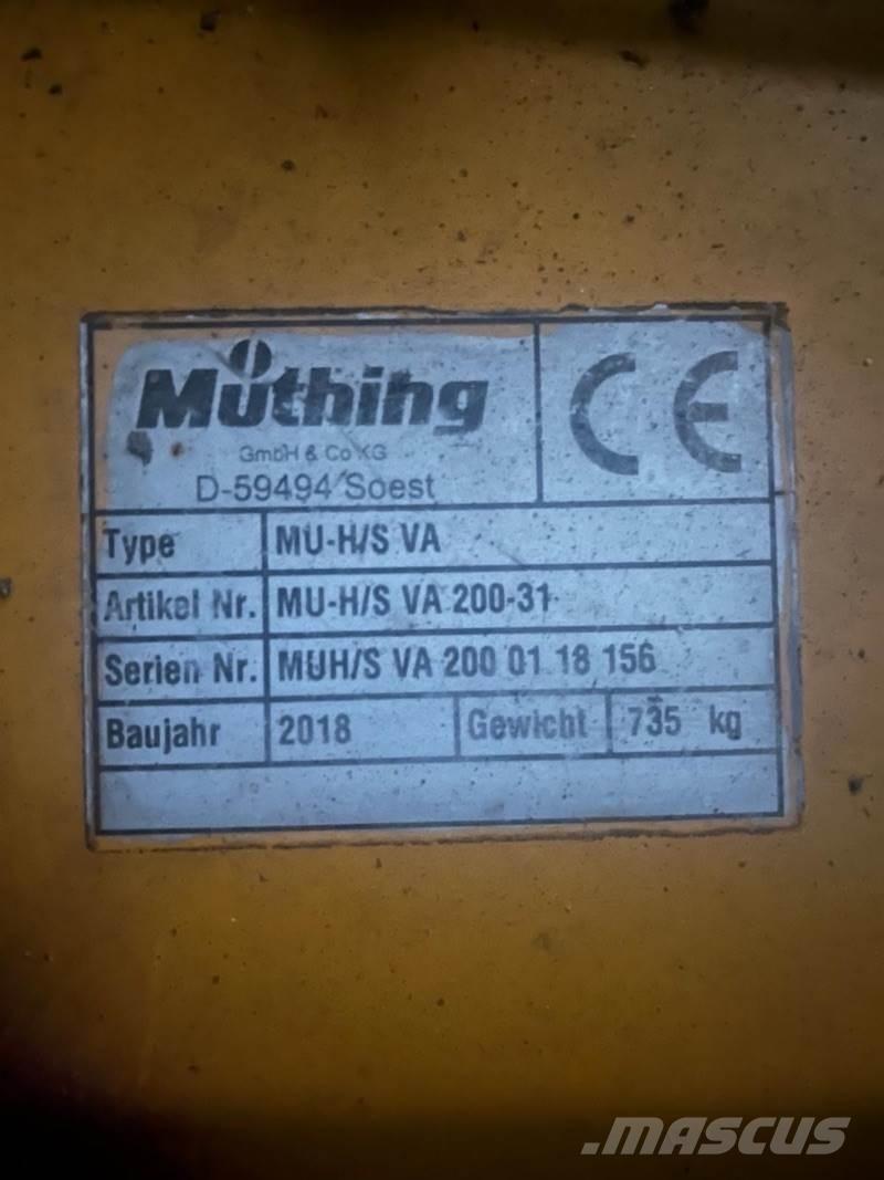 Müthing MU- H/S V A Overige hooi- en voedergewasmachines