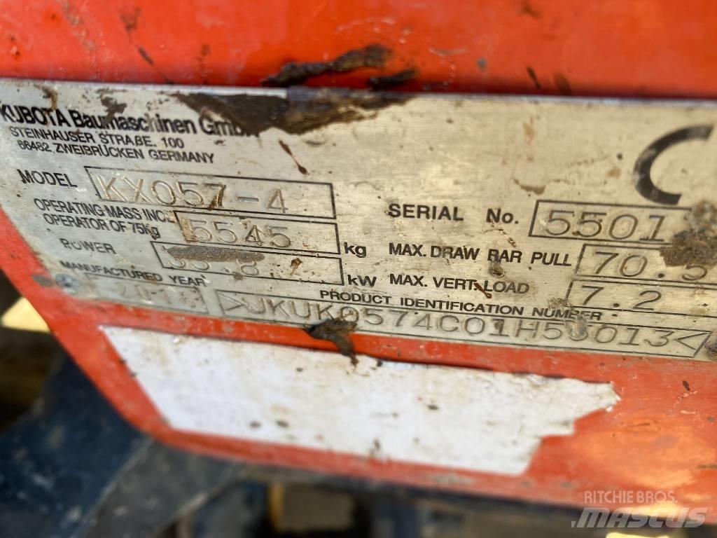 Kubota KX 057-4 Minigraafmachines < 7t