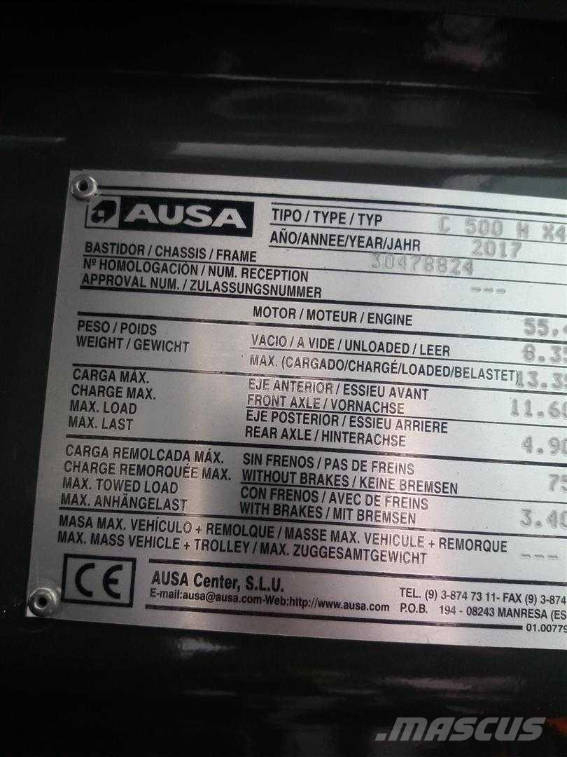 Ausa C500 HX4 Vorkheftruck voor zwaar terrein