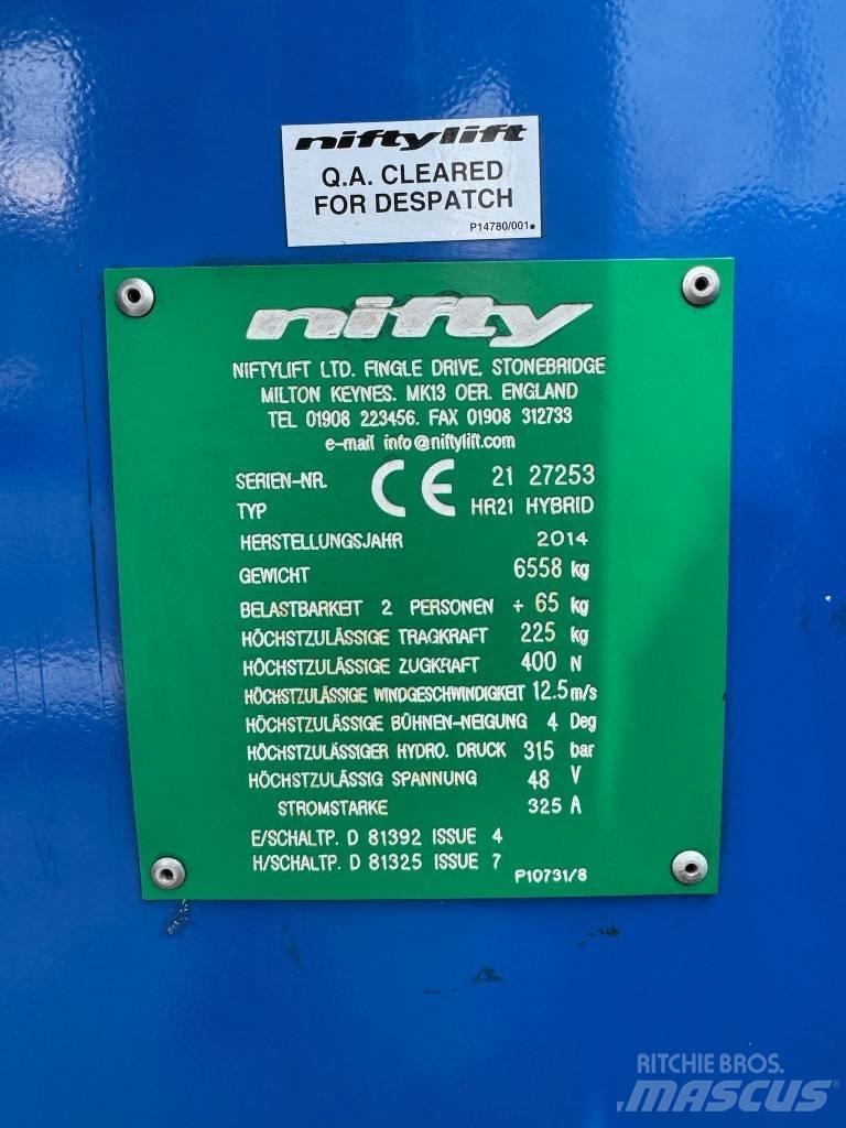 Niftylift HR 21 D E Knikarmhoogwerkers