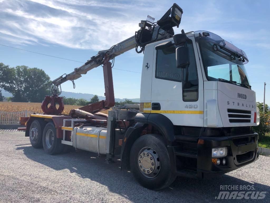 Iveco Stralis 430 Containertrucks met kabelsysteem