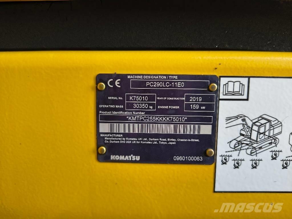 Komatsu PC 290 LC-11 Rupsgraafmachines