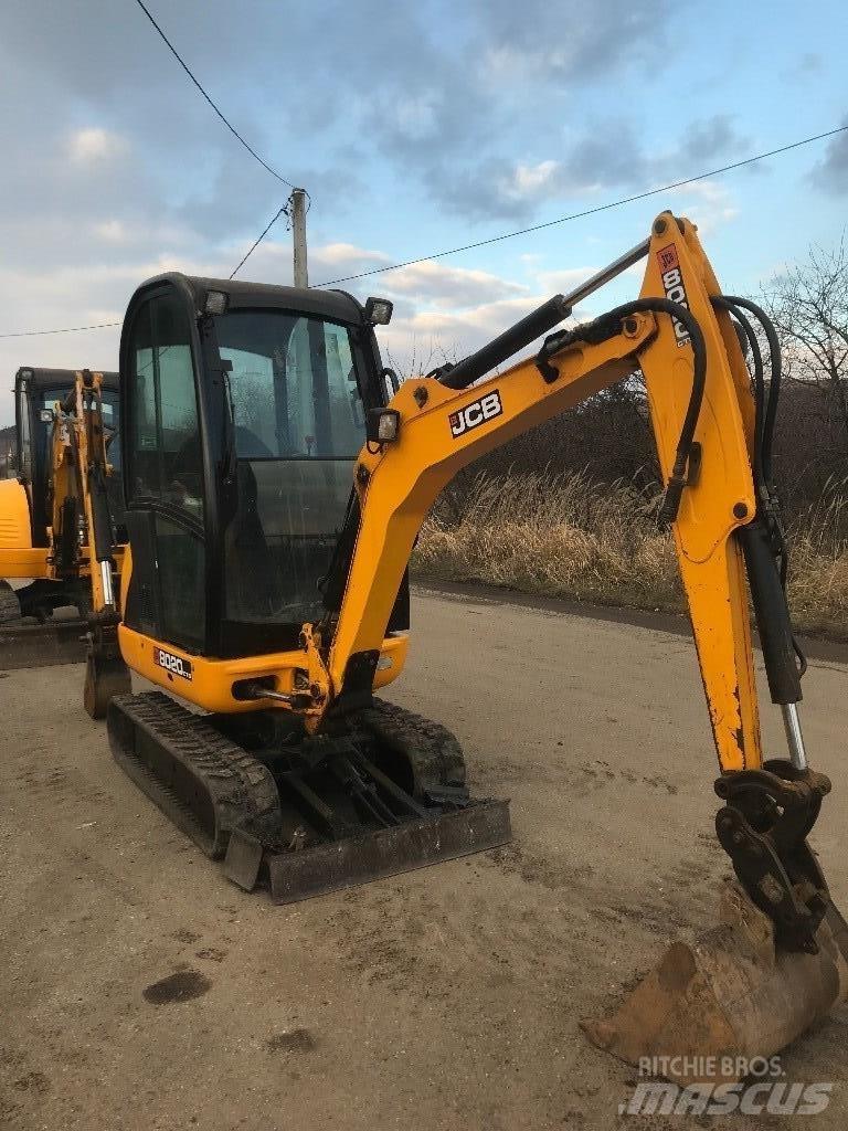 JCB 8020 Minigraafmachines < 7t