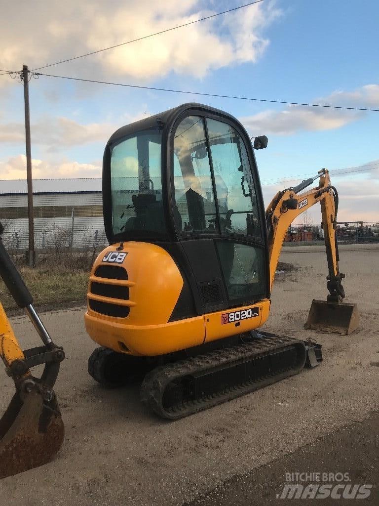 JCB 8020 Minigraafmachines < 7t