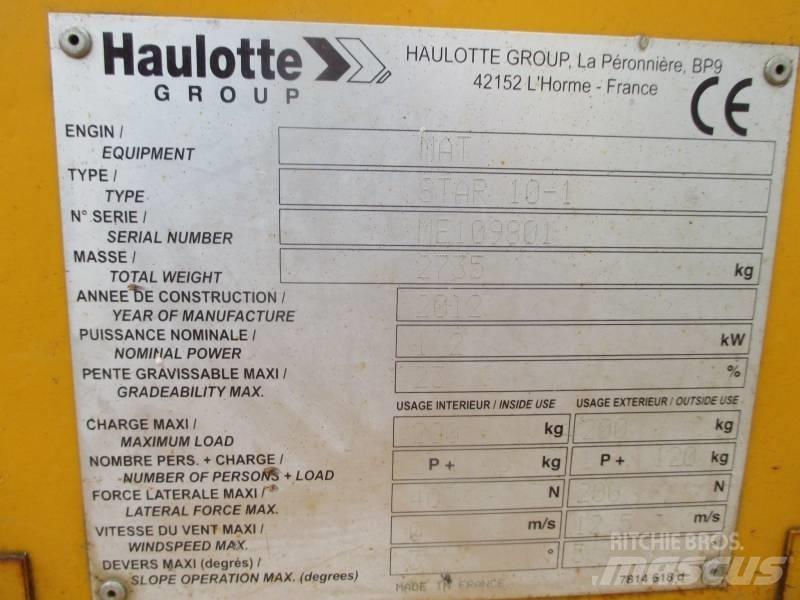 Haulotte Star 10 Personenliften en invalideliften