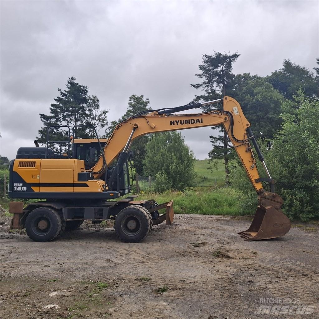 Hyundai HW 140 A Wielgraafmachines