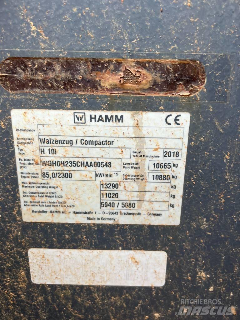 Hamm H10i Grondverdichtingsmachines