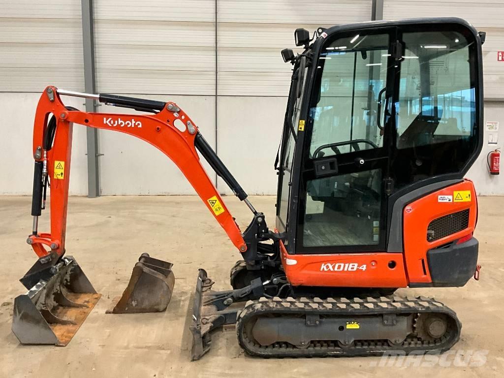 Kubota KX 018-4 Minigraafmachines < 7t