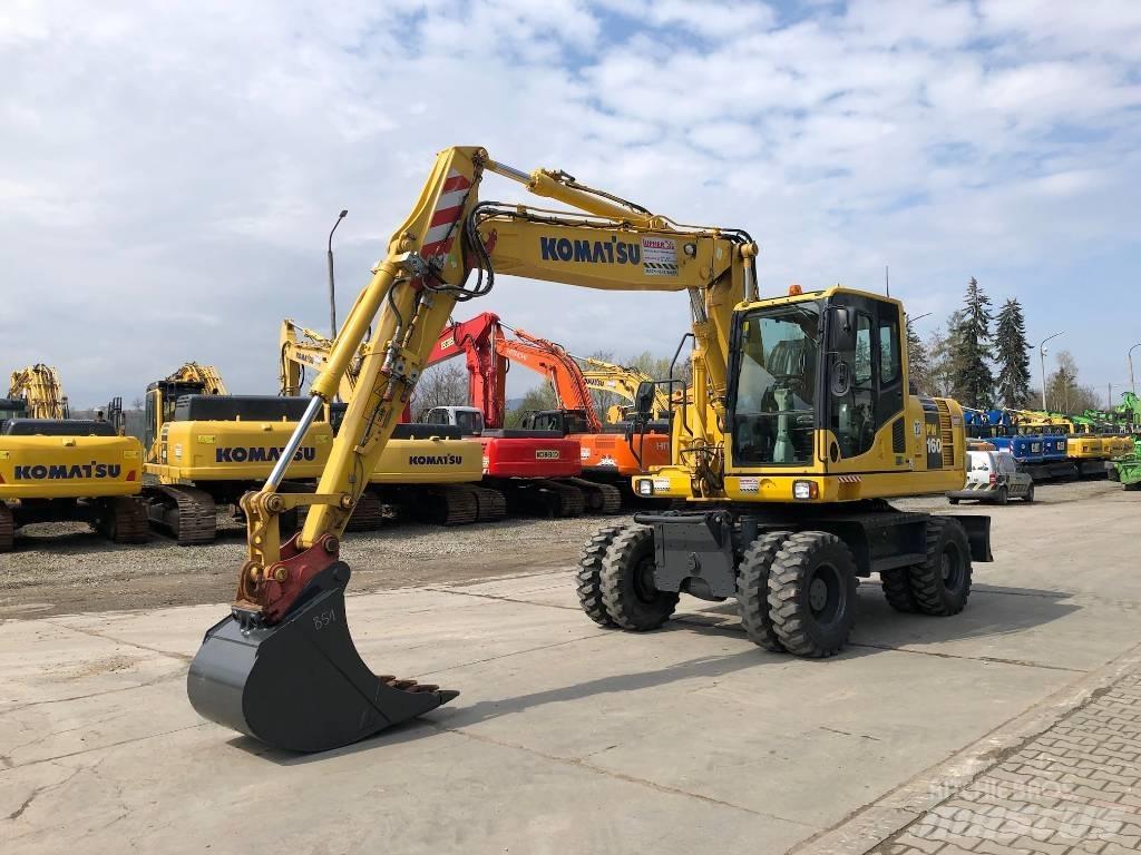 Komatsu PW160-8 Wielgraafmachines