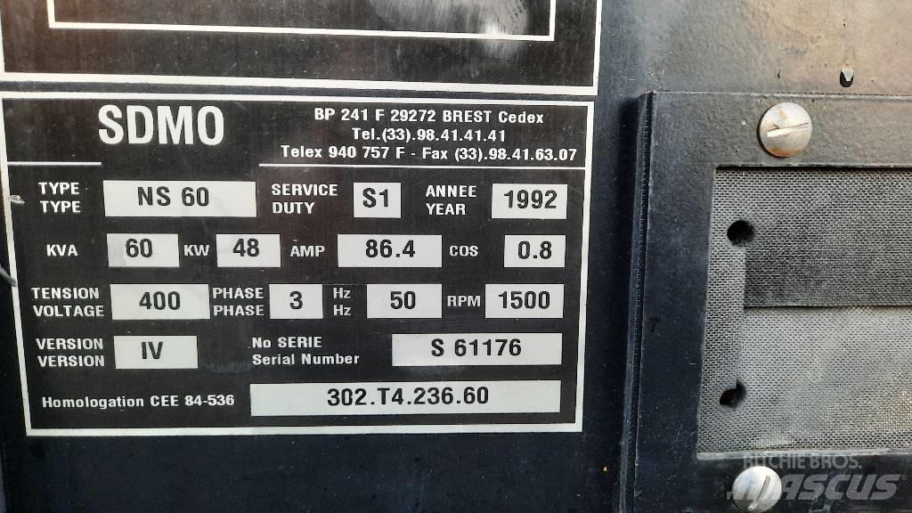 Sdmo NS 60 Diesel generatoren
