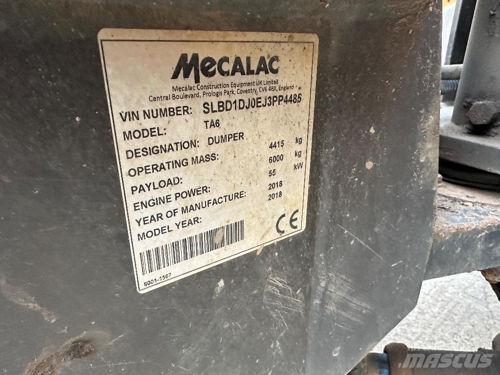 Mecalac TA 6 Mini Dumpers