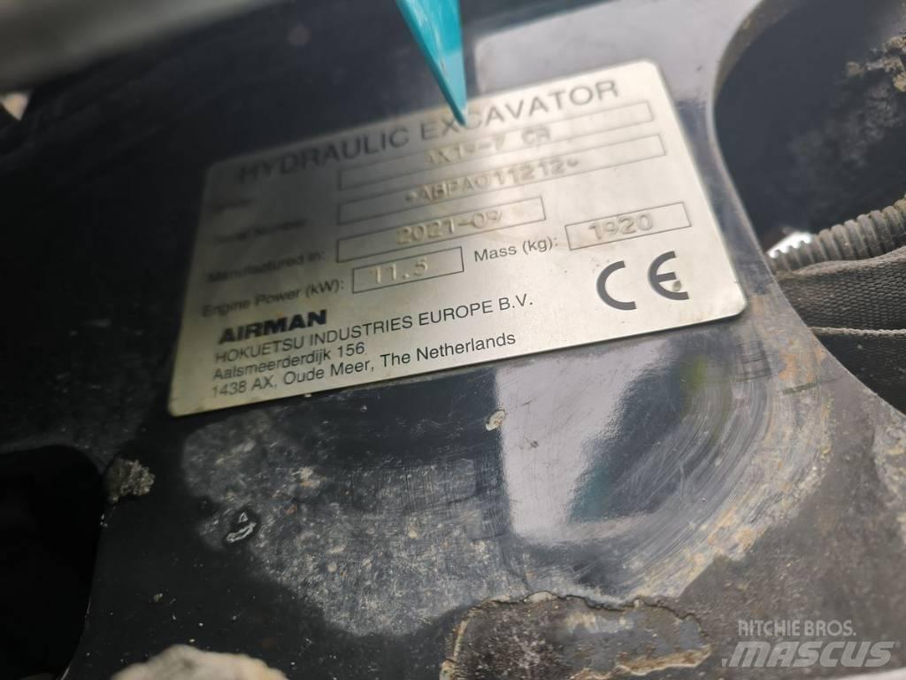 Airman AX19 Minigraafmachines < 7t