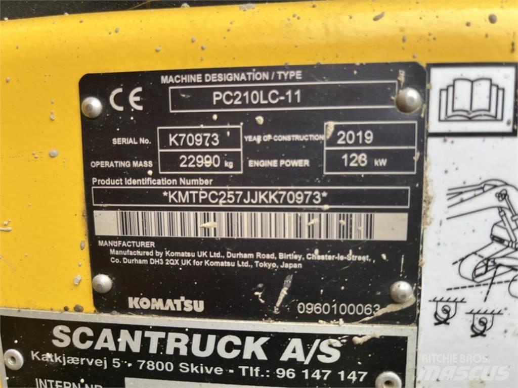 Komatsu PC210LC-11 Rupsgraafmachines